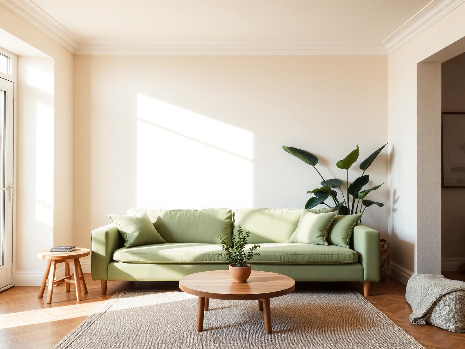 Bright, modern Minnesota living room styled by Renowiser